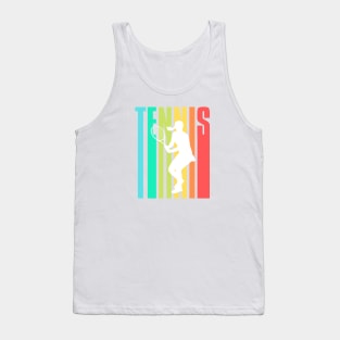 US Open Tennis Player Silhouette Tank Top